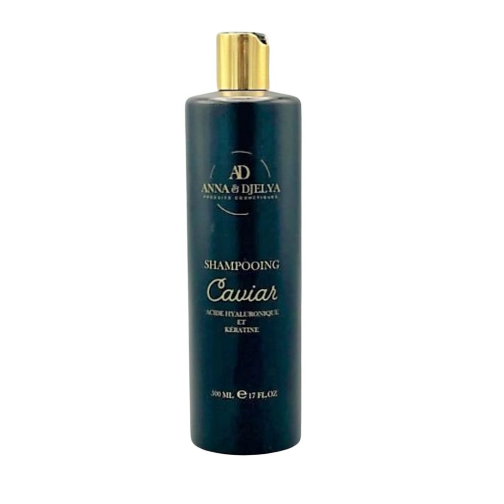 Shampooing Caviar acide hyaluronique et kératine sans sulfate AD Anna & Djelya 500 ml