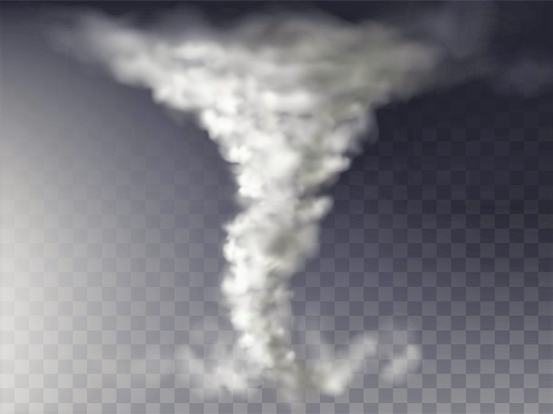 Cyclone sur fond gris.
<a href="https://fr.freepik.com/vecteurs/fond">Fond vecteur créé par vectorpocket - fr.freepik.com</a>